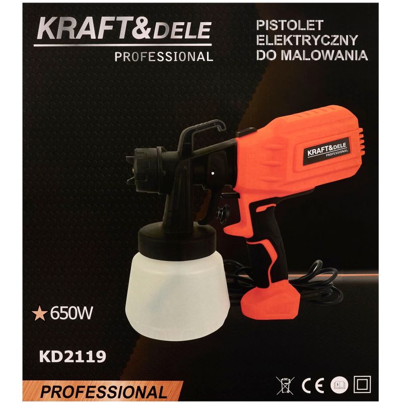 Pistolet do malowania 650W KD2119