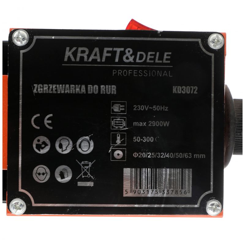 Zgrzewarka do rur 2900W KD3072
