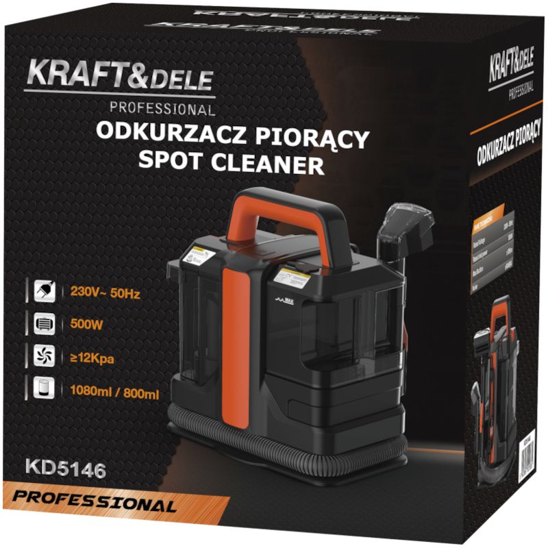 Odkurzacz piorący 500W 12Kpa KD5146