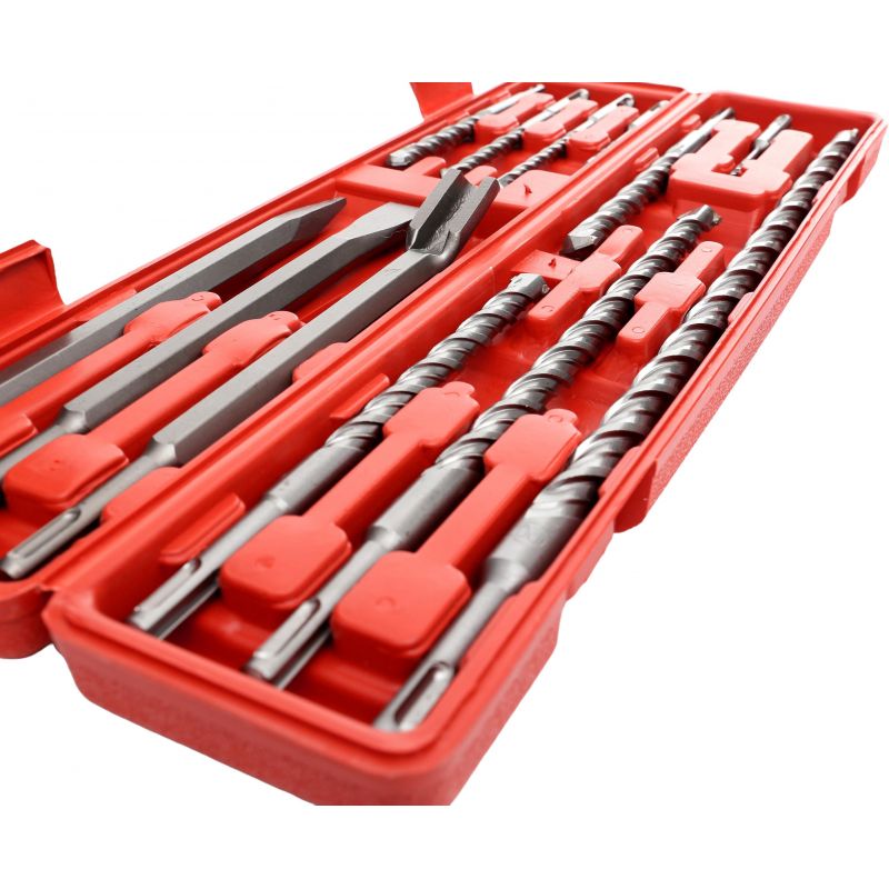 Zestaw 9 wierteł S4 + 3 dłuta SDS+ KD10206