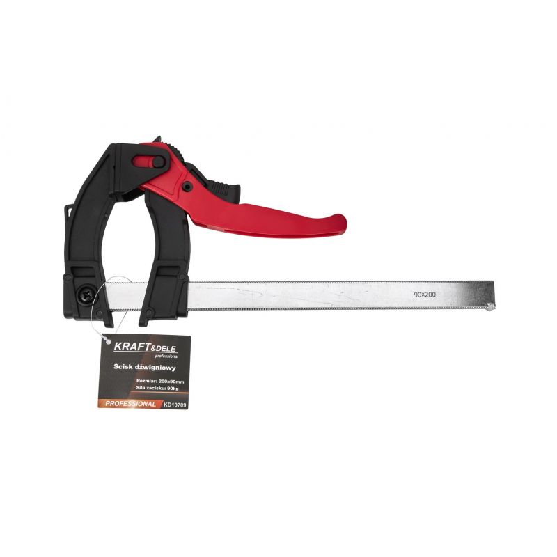 Ścisk dźwigniowy 90kg - 200 x 90 mm KD10709