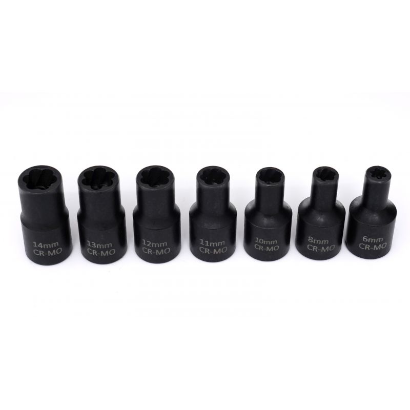 Zestaw nasadek do obrabianych śrub 1/2" - 15 el. KD11793