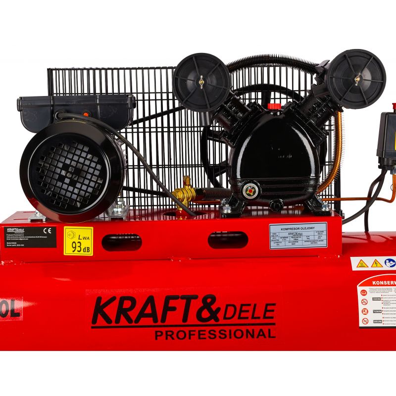 Olejový kompresor 100L 230V KD402