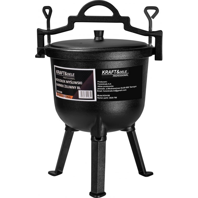 Lovecký kotol / liatinový kotol 8L KD4186