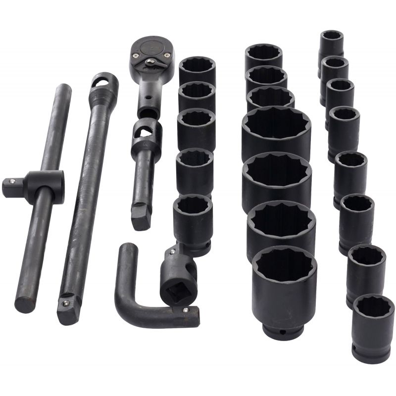 Nasadki udarowe 3/4" 12 - kątne 26 szt. KD11759