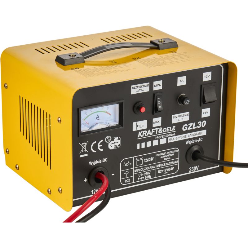 Prostownik samochodowy 30A 90-250Ah KD1923