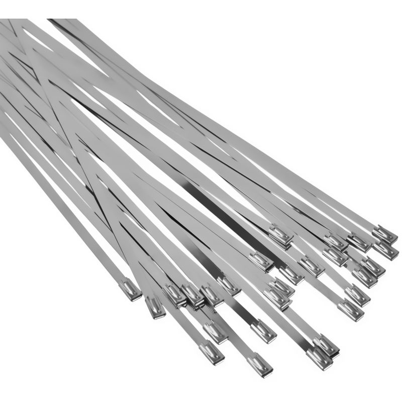 Opaski zaciskowe stalowe/metalowe 4,6 x 300 100EL. KD10864