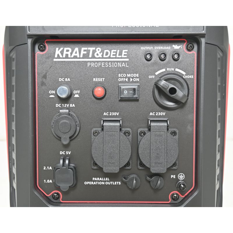 Agregat prądotwórczy 3,7kW 12/230v + USB KD3163
