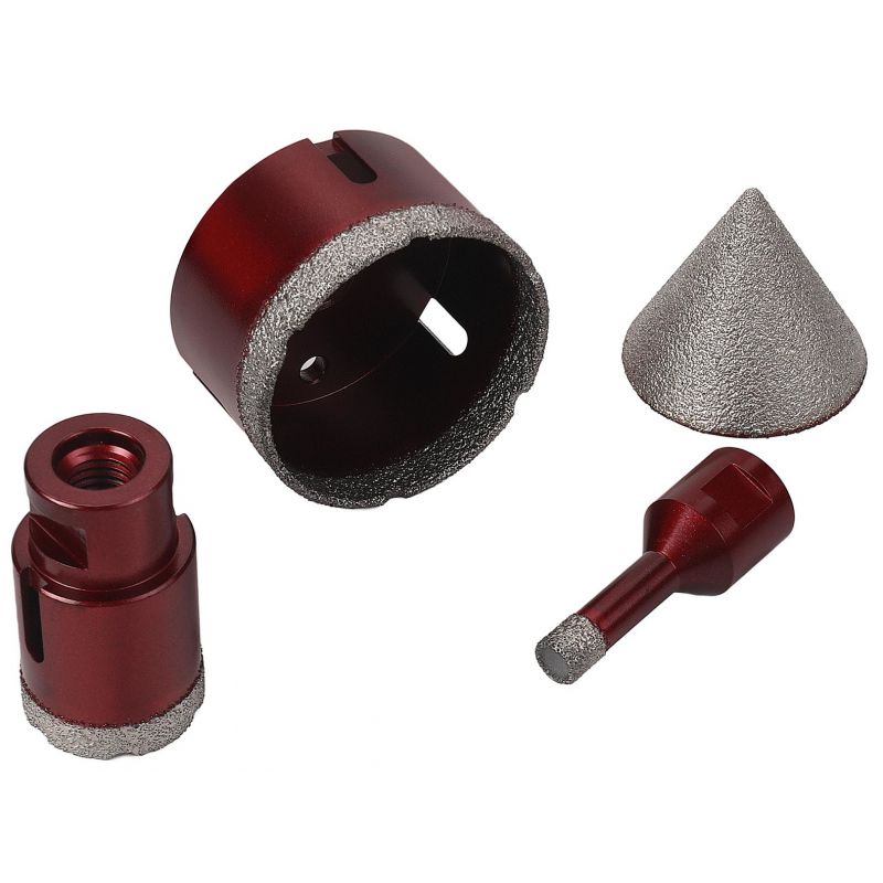 Zest. otwornic diamentowych+frez stożkowy KD12642