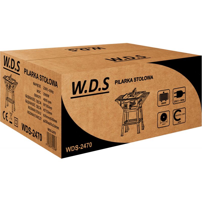 Pilarka stołowa tarczowa 2900W WDS2470
