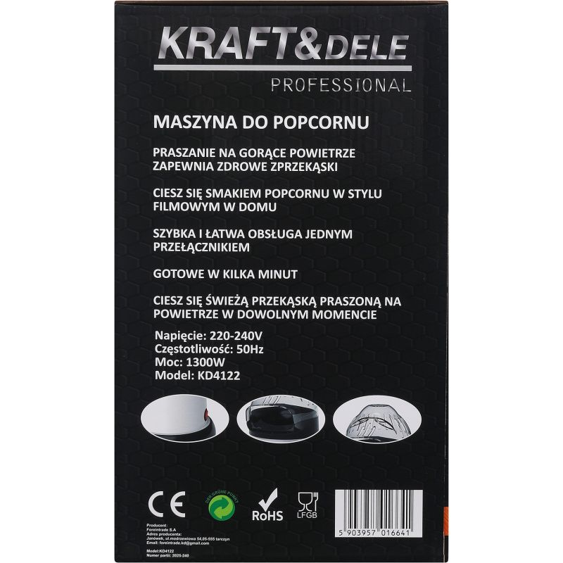 Výrobník popcornu KD4122