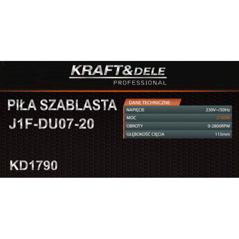 Piła szablasta 2100W KD1790