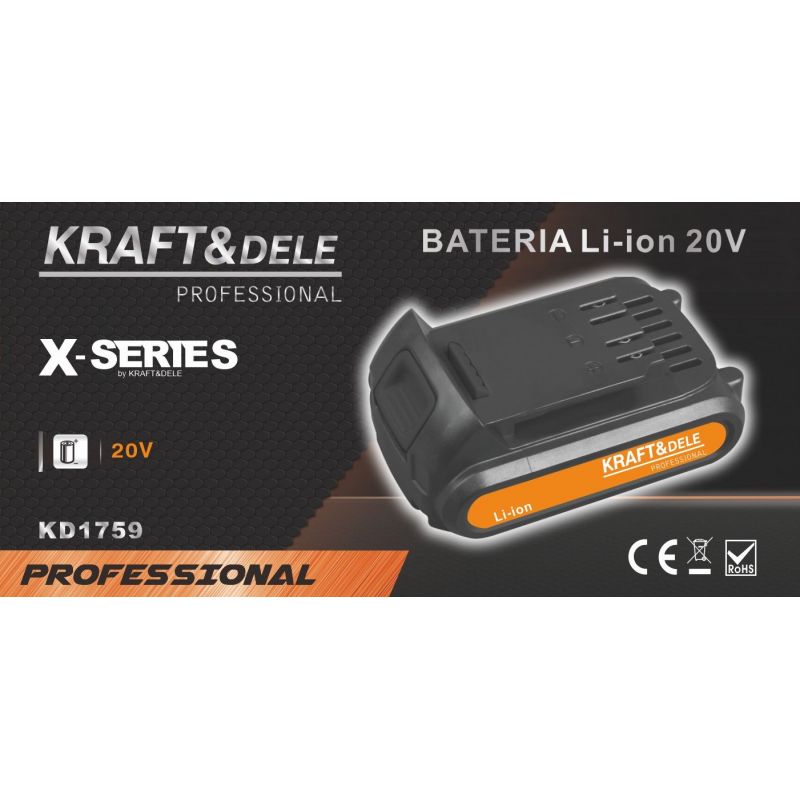 Akumulator 2000 mAh Li-Ion 20V X-SERIES KD1759