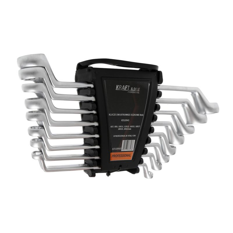 Klucze dwustronnie oczkowe 8el. KD10943