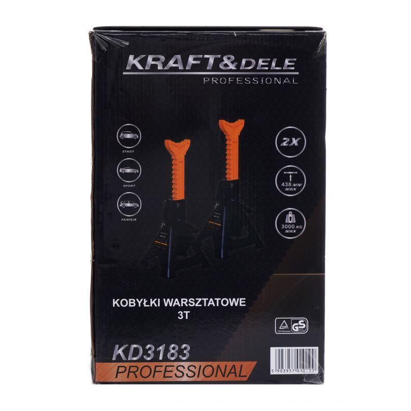 Kobyłki samochodowe 3T 303-438 mm KD3183