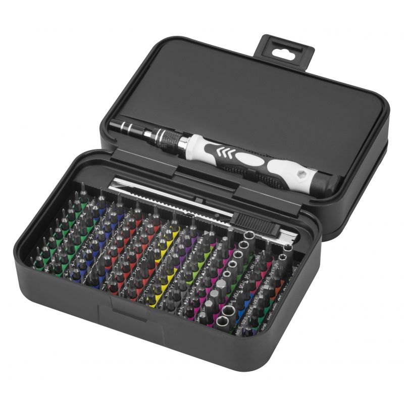 Zestaw wkrętaków precyzyjnych 132el. KD12692