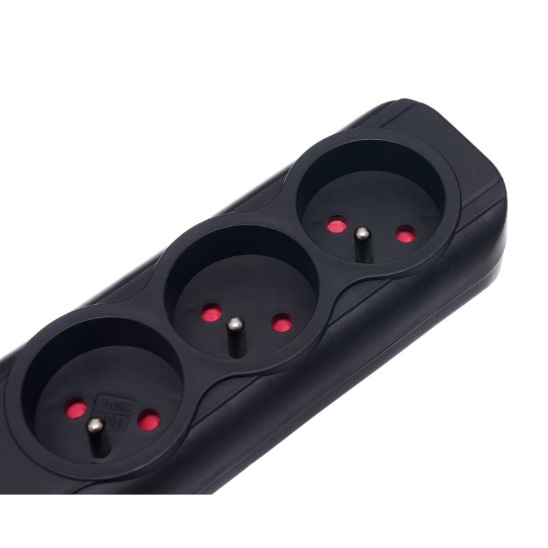 Przedłużacz z USB 3m 3 gniazda KD4032