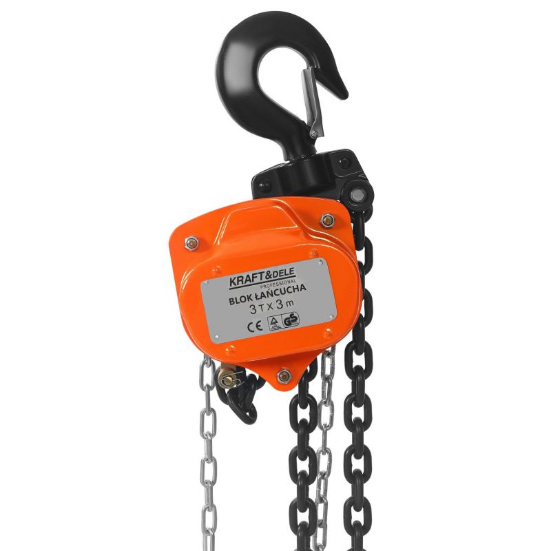 Wciągarka ręczna łańcuchowa 3T 3m KD3501