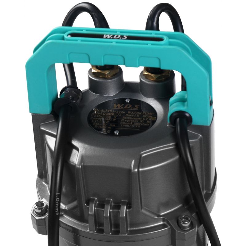 Pompa do wody 3200W 2" 30000l/h +PŁYWAK WDS2428