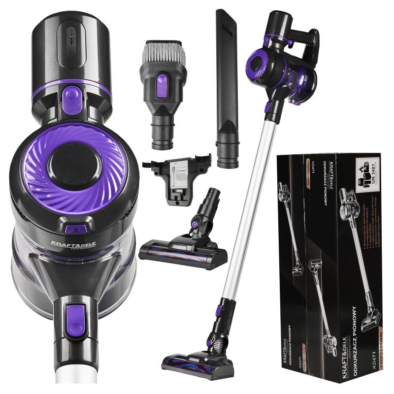 Bezprzewodowy odkurzacz pionowy 0,8L KD471