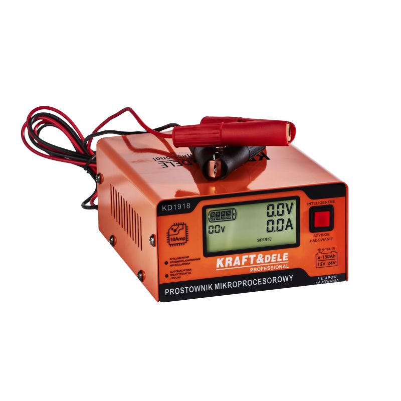 Prostownik mikroprocesorowy 10AMP 12/24V