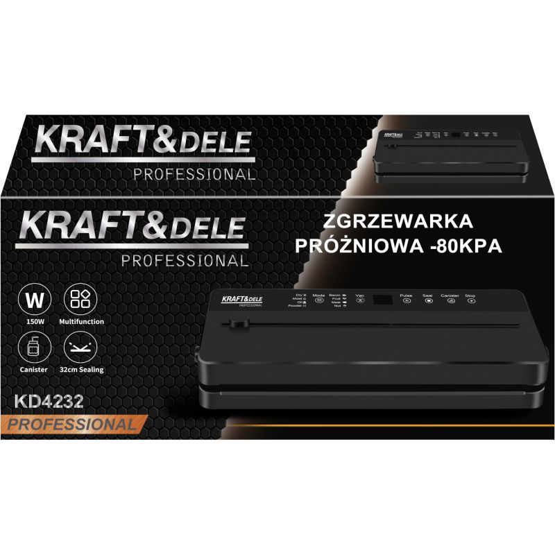 Zgrzewarka próżniowa 150W 30cm -70kPa KD4232