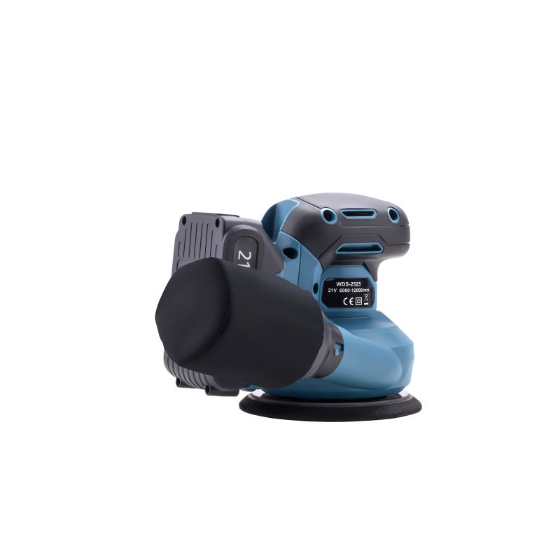 Szlifierka mimośrodowa akumulatorowa 21V 125mm + akumulator 3Ah + ładowarka WDS2525
