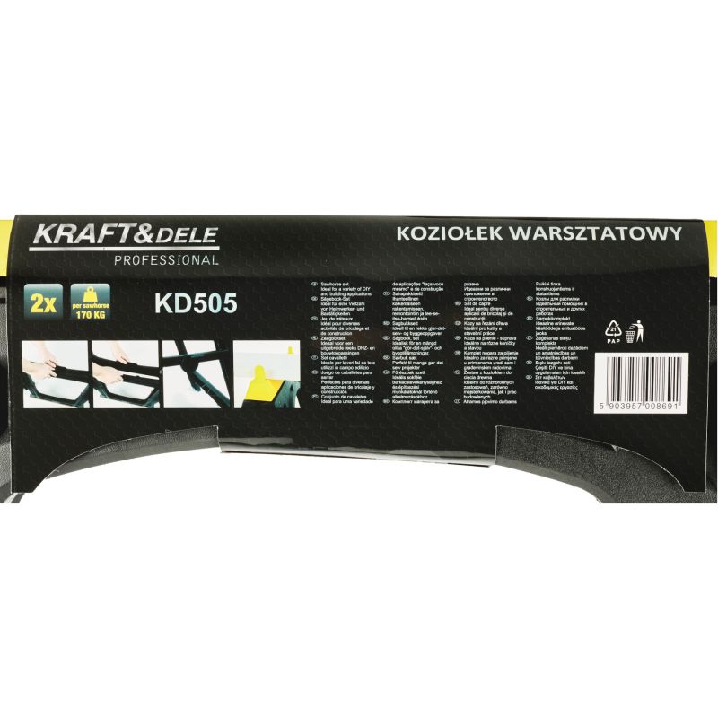 Kobyłka warsztatowa 2 szt. / 170 kg / szt. KD505