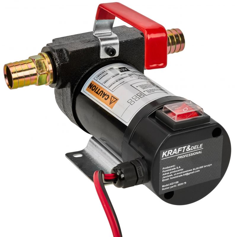 Pompa do Spuszczania Ropy Oleju 12V KD1159 pompka