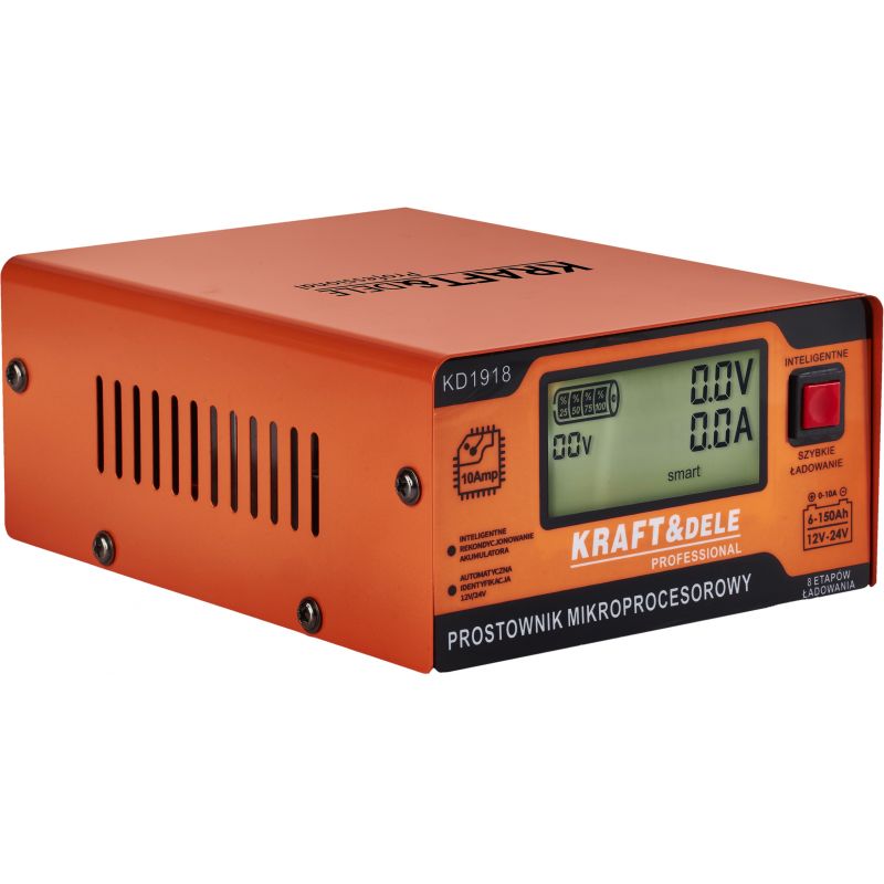 Prostownik mikroprocesorowy 10AMP 12/24V