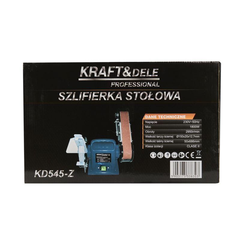 Szlifierka stołowa taśmowa 1800W KD545-Z