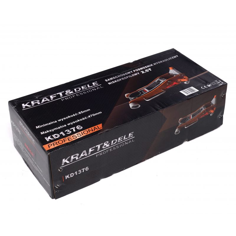 Podnośnik Hydrauliczny Niskoprofilowy 2,5T 85-470mm KD1376