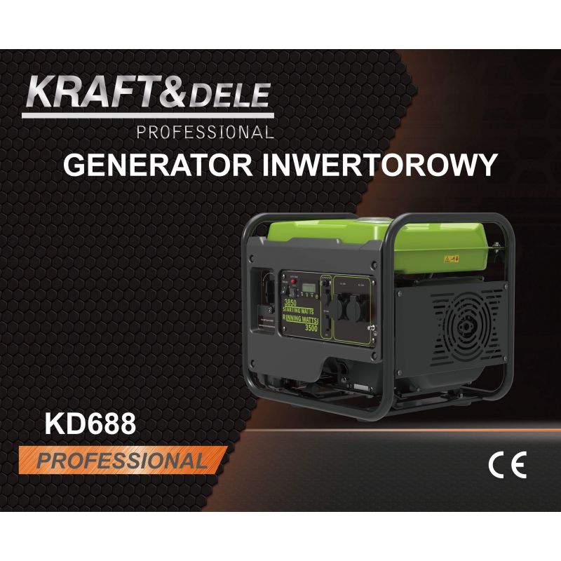 Invertorový generátor 4,5 kW / 4,85 kW KD688