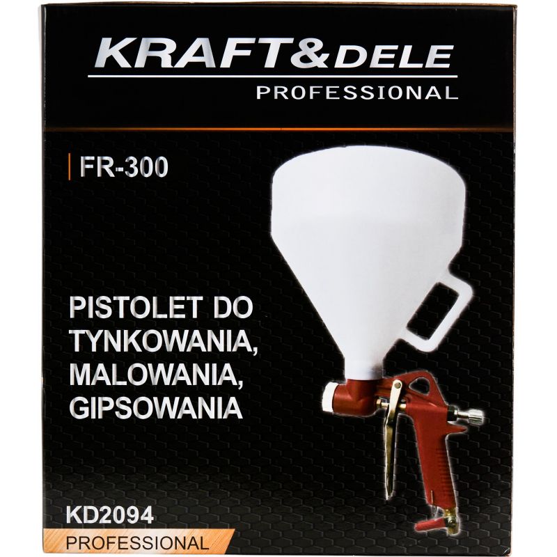 Pistolet natryskowy do tynków 5L + 3 dysze KD2094