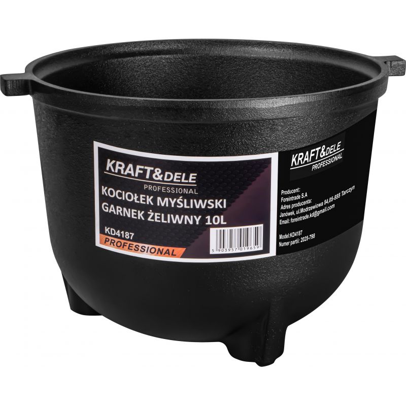 Lovecký kotol / liatinový kotol 10L KD4187