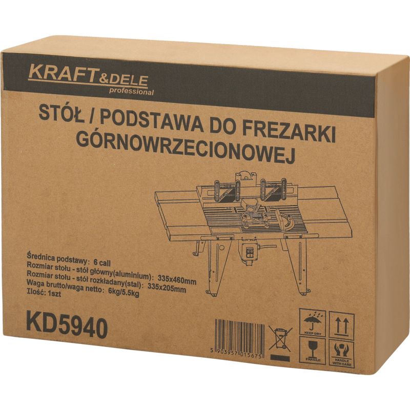 Stół/podstawa do frezarki górnowrzecionowej KD5940