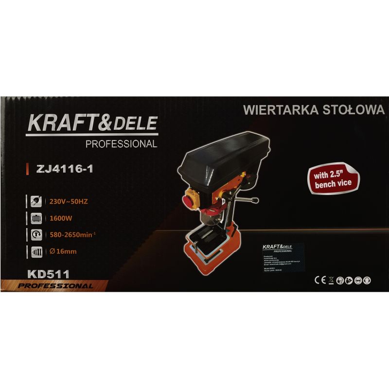 Wiertarka stołowa 1600W KD511