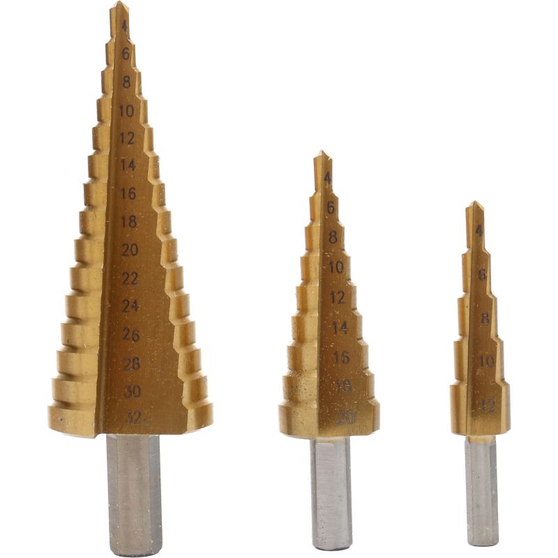 Wiertła stopniowe 4-32mm 3szt. KD10244