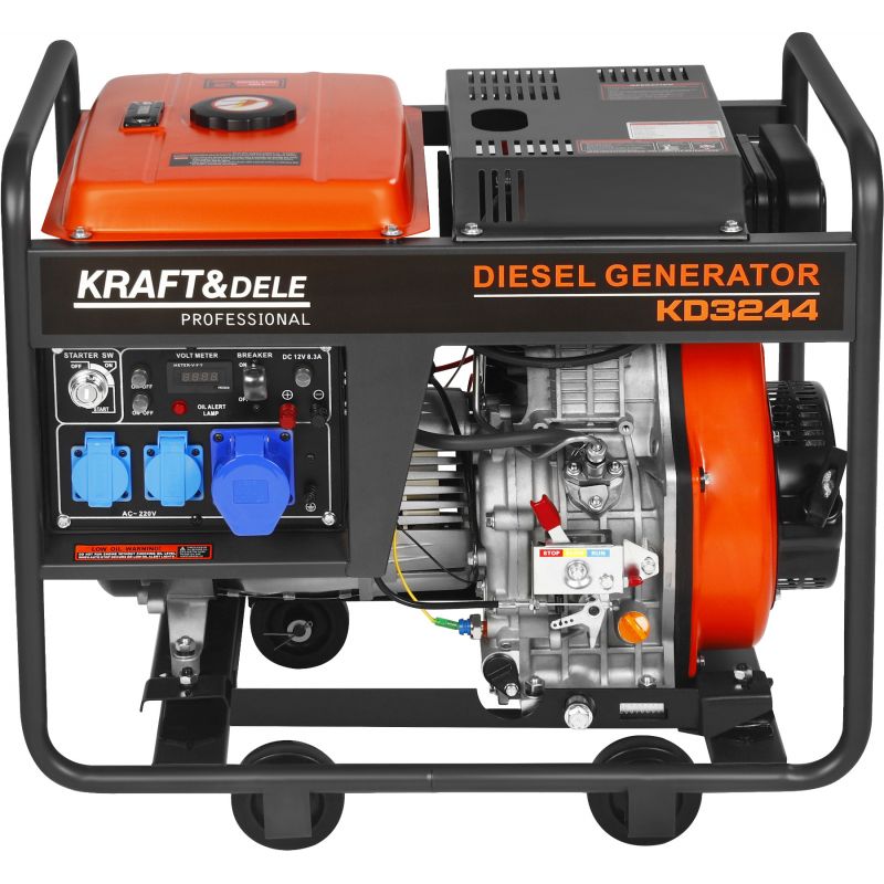 Generátor 7kW Diesel 230V 32A KD3244