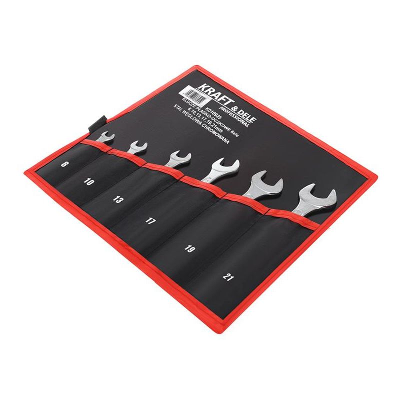 Klucze płasko-oczkowe 6el. KD10925