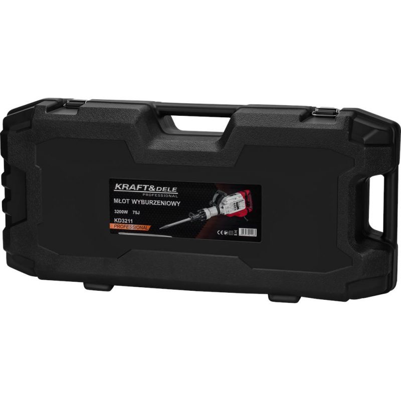Młot wyburzeniowy 3200W 75J hex-gan KD3211