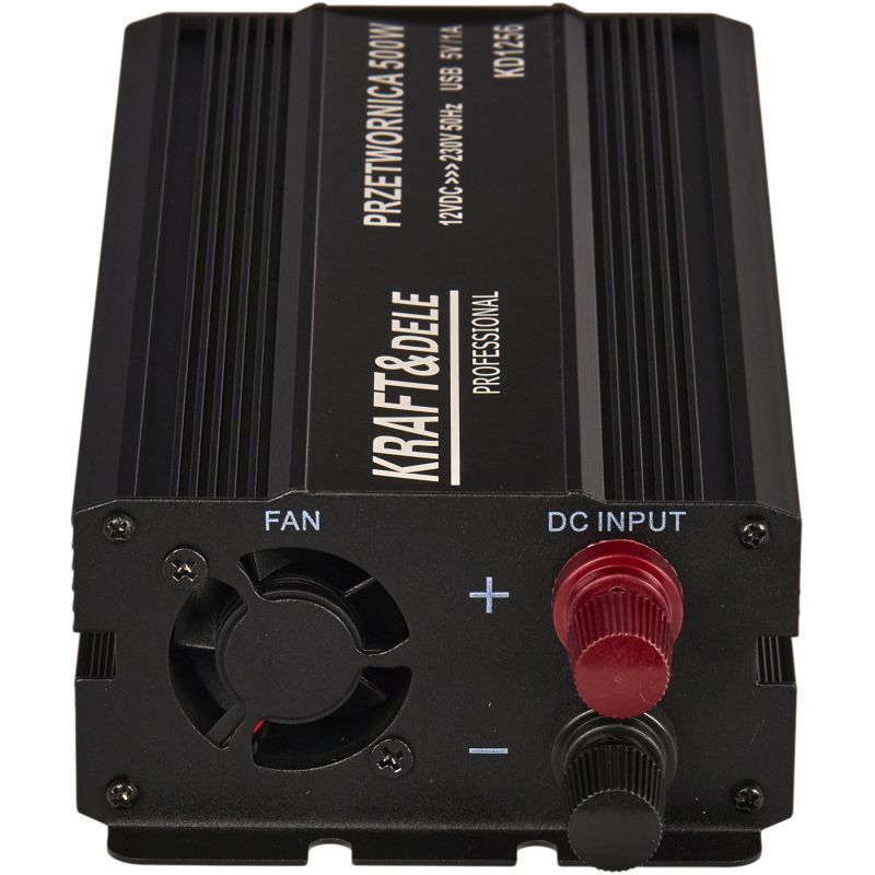 Przetwornica napięcia 12V na 230V 500/1000W CZYSTA SINUSOIDA KD1256