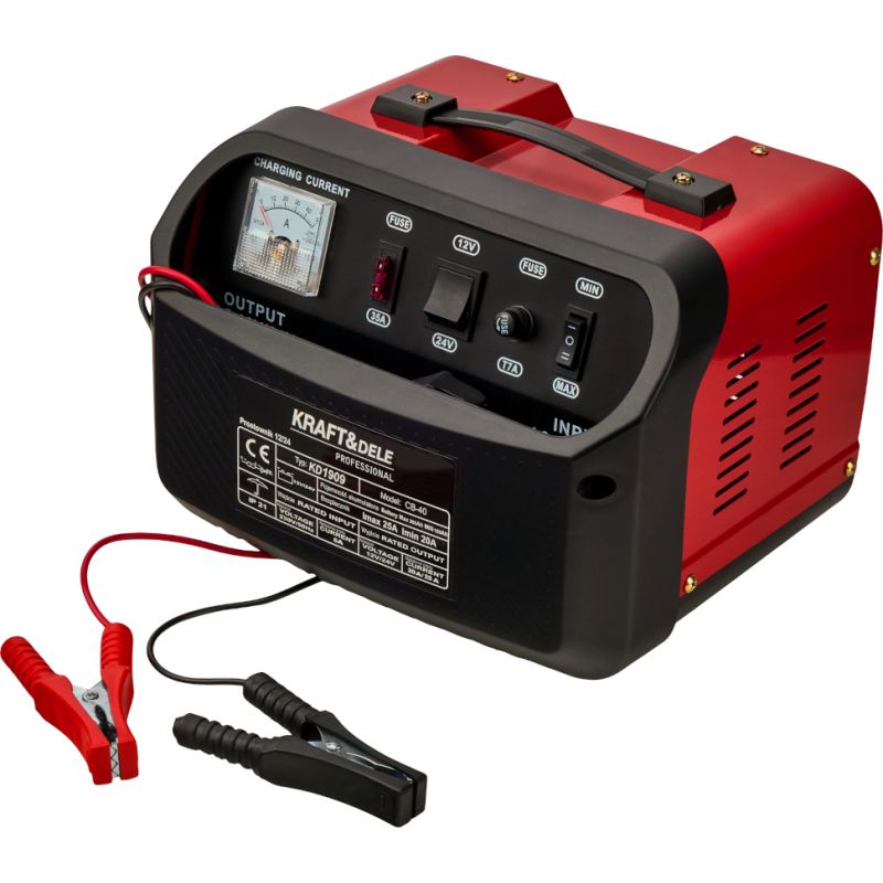 Prostownik samochodowy 12 24V 40A 300Ah KD1909