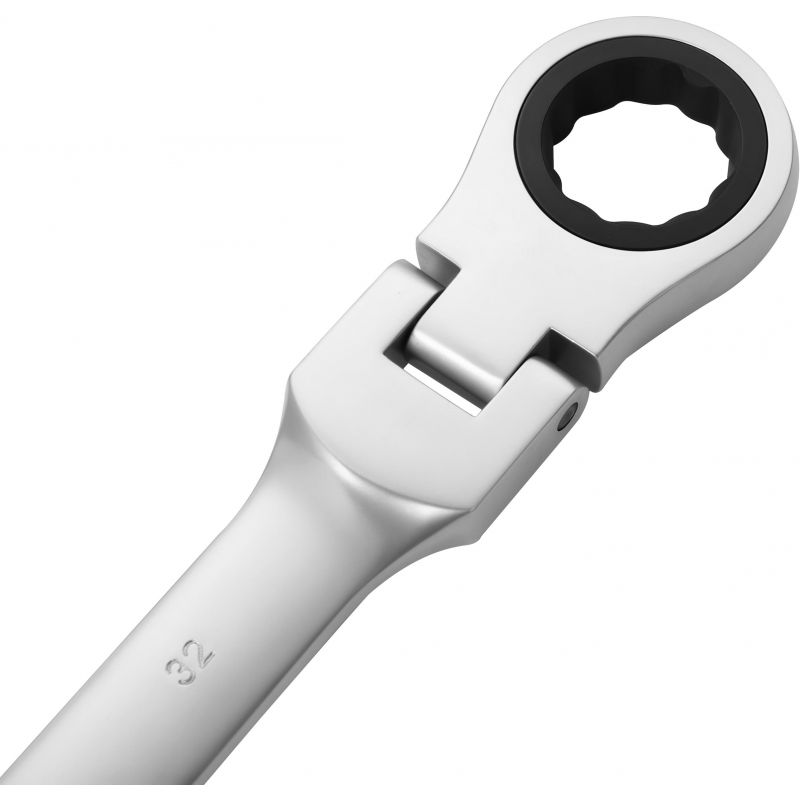 Klucze płasko-oczkowe z grzechotką łamane 6-32 22el. KD11053