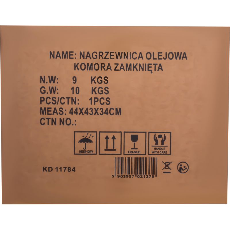 Nagrzewnica postojowa olejowa 9kW 12V / 24V / 230V KD11784