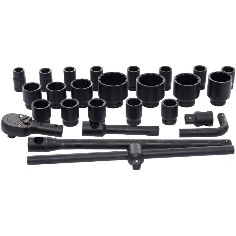 Nasadki udarowe 3/4" 12 - kątne 26 szt. KD11759