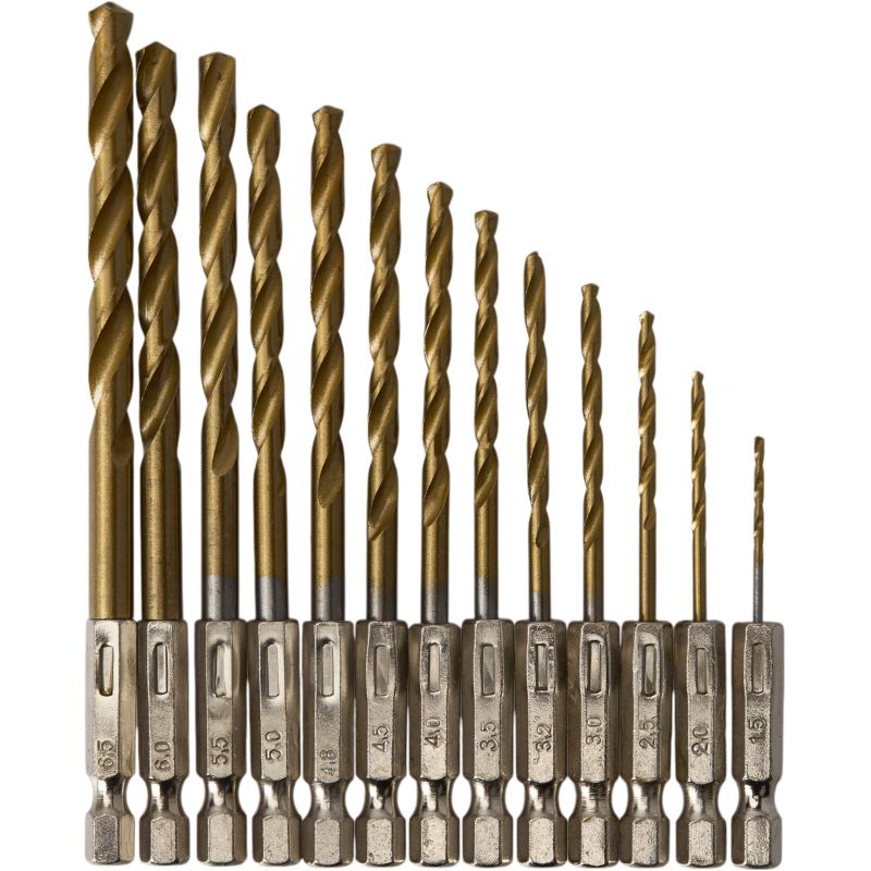 Wiertła do wkrętarki tytanowe 13szt. KD982