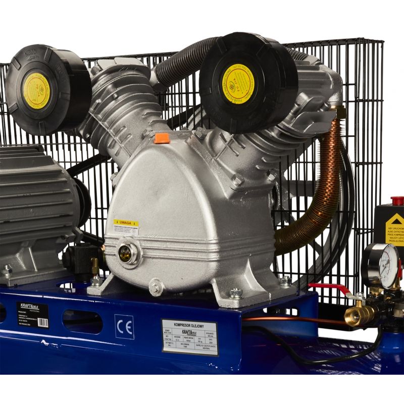 Olejový kompresor 300L, 2 valce, KD4061