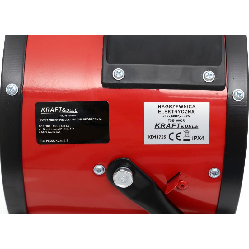 Nagrzewnica elektryczna 3KW 220V KD11725