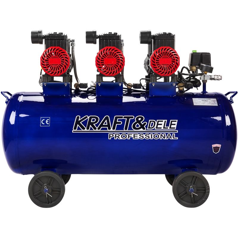 Kompresor bezolejowy 100L 6000W 660L/MIN niebieski KD4094